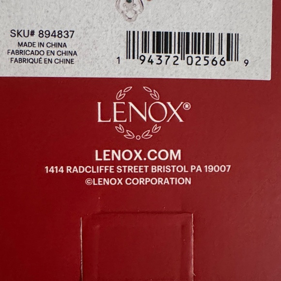 Lenox Sparkle & Scroll Multi Snowflake Ornament - New In the Box ✨ - Picture 4 of 4